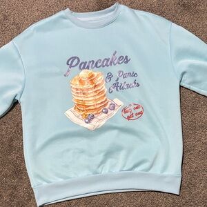 Blue graphic sweatshirt